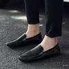 Summer Genuine Leather Loafers Men Breathable Moccasins Boat Shoes for Man Classic Driving Men's Shoes Luxury Hollow Male Flats