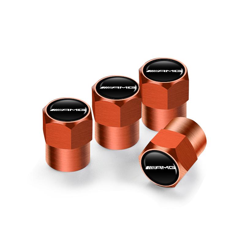 

4pcs Aluminum Alloy Car Wheel Tire Air Valve Accessories For AMG W204 W205 W203 W211 W201 W210 W108 W124 W126 W140