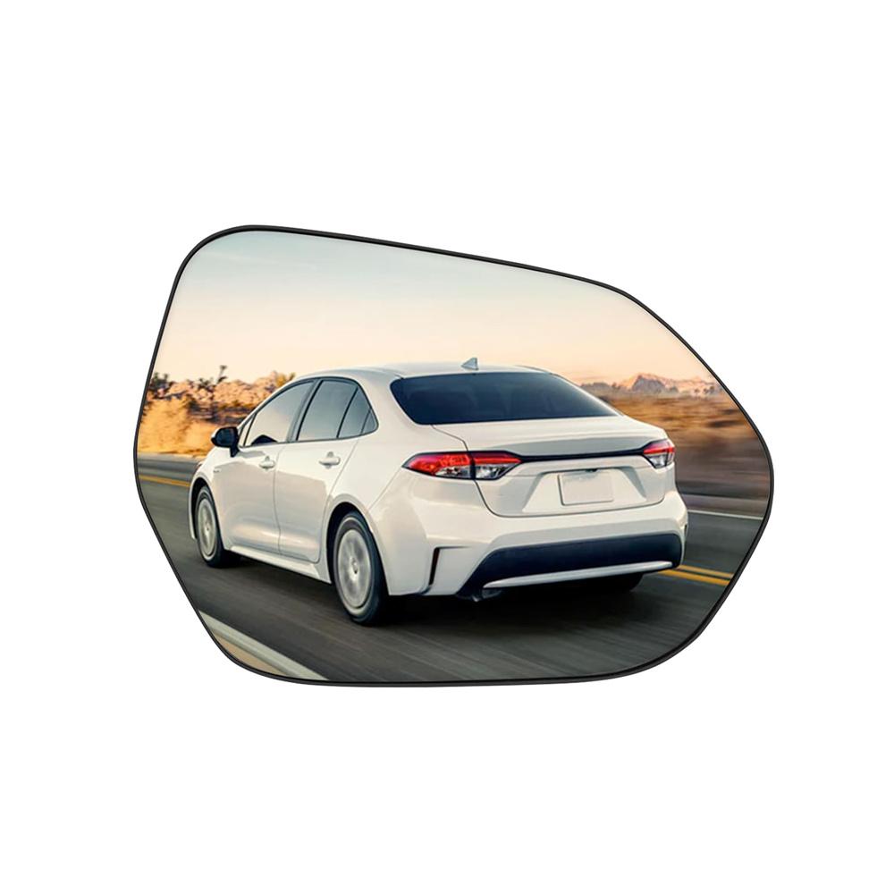 Passenger Side Mirror Glass w/Backing Plate Heated For Toyota Camry 2018-2024