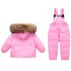 Children's Down Jacket Thickened Warm Suit Ski Suit Suit Jackets