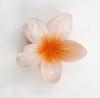 New Fashion Summer Gradient Flower Acrylic Hair Clip For Women Sweet Ponytail Hair Claw Shark Hairpin Barrettes Hair Accessories