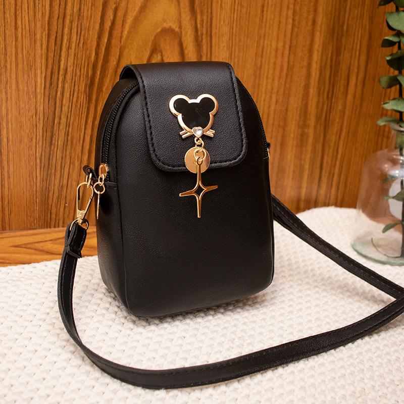 Ladies Bag New Cute Girl Mobile Phone Bag Fresh and Sweet Beautiful Woman Shoulder Messenger Bag