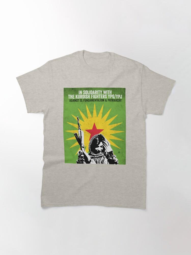 Solidarity with The YPG YPJ Classic TShirt 2026Summer Mens Womens Luxury Fashion Cotton Retro Tshirt StreetY2K Mens Clothse S