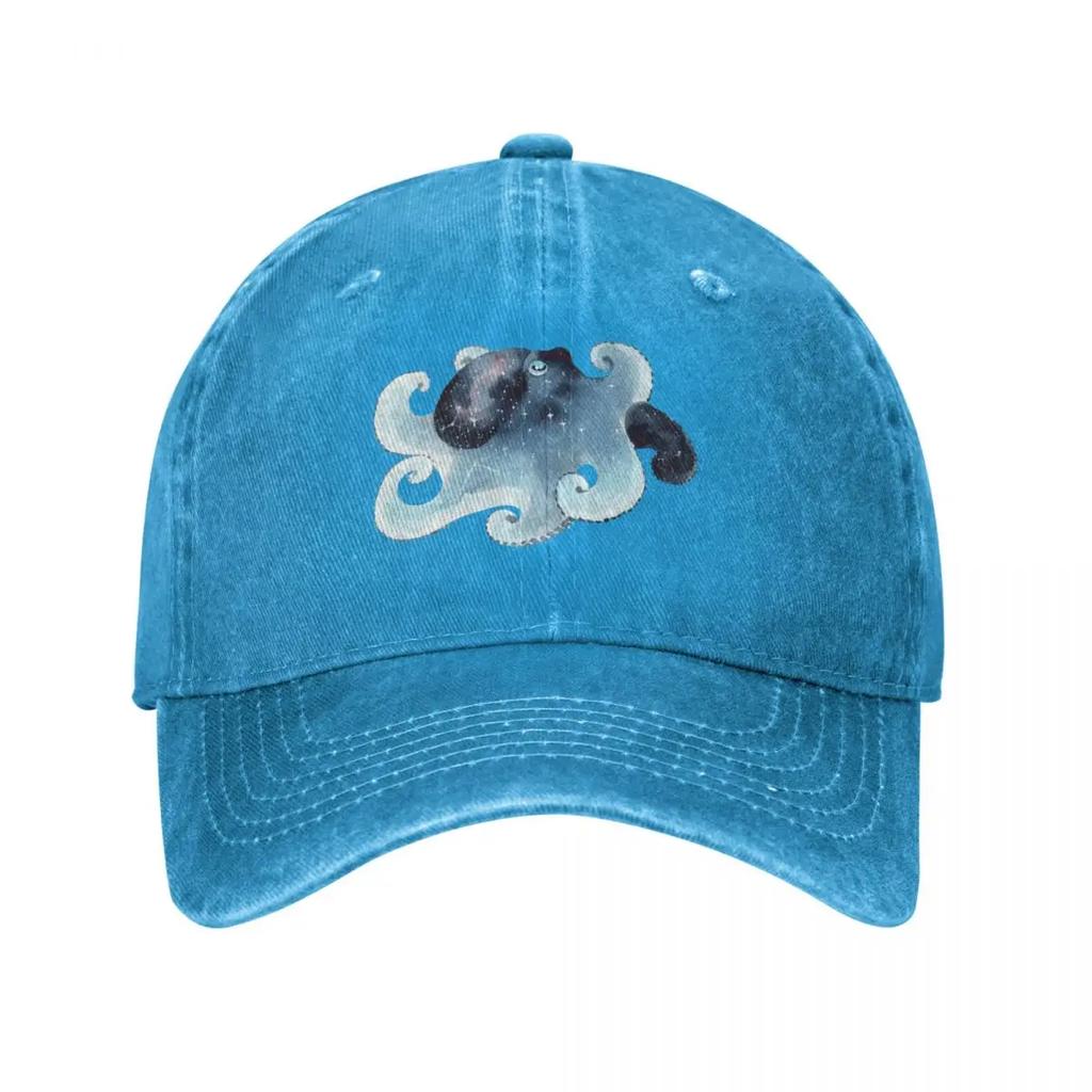 Galactic Octopus Baseball Cap Brand Unisex Cap Kids Hat Birthday Hats On Offer Unisexs Womens