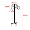 Garden Pipe Stand Heavy Duty Garden Water Hose Storage Organizer Garden Hose Holder for Outside Garden Outdoor Lawn Yard