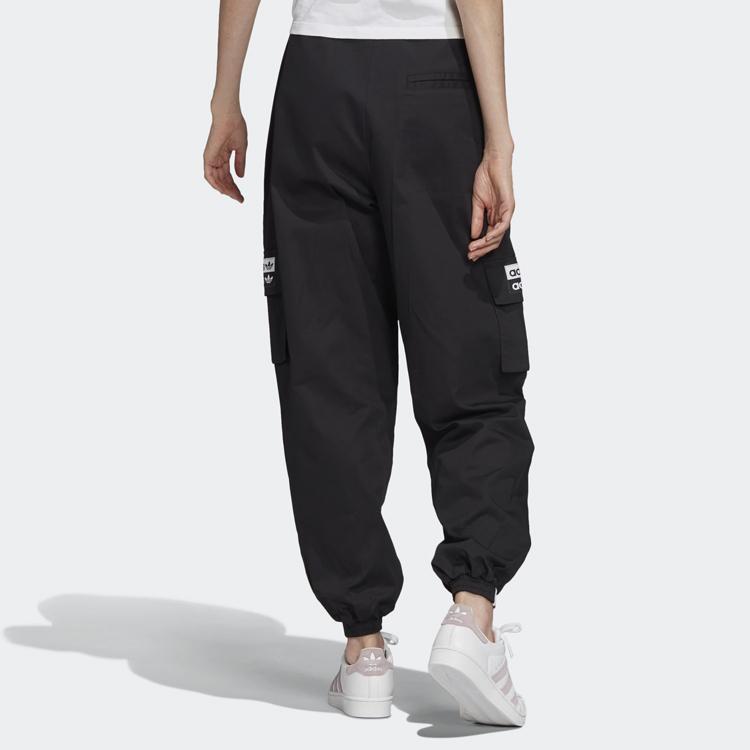 Adidas Originals Trefoil Track Pants Women Bottoms Black FM2455