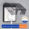 Self Adhesive Waterproof Wall Socket Cover With No Drilling Design And Easy Installation For Bathroom Kitchen Outdoor Use