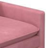 Sofa Set 2 Pcs Pink Velvet