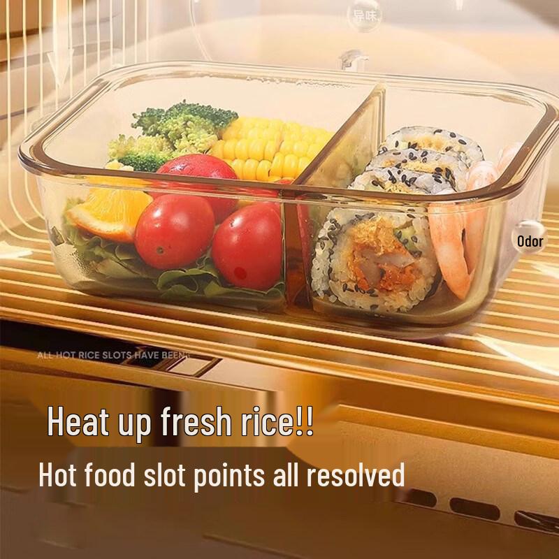 Lunchbox aus hochwertigem Borosilikatglas
