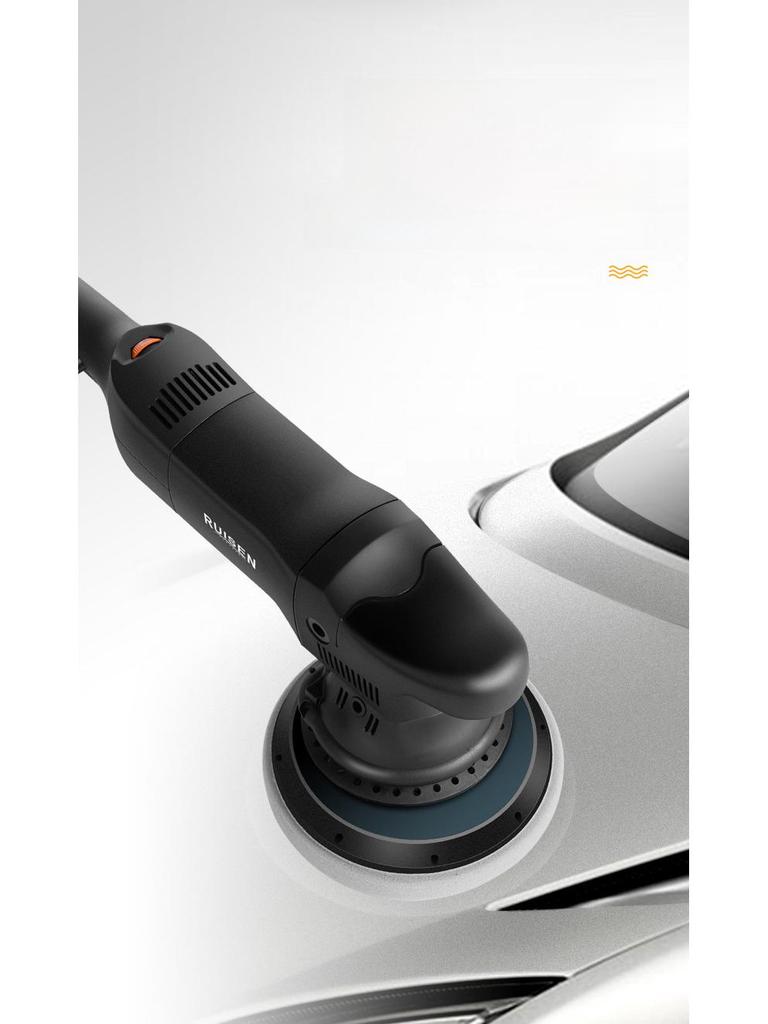 220V Dual-Action Car Polish & Wax Machine with Eccentric Vibration