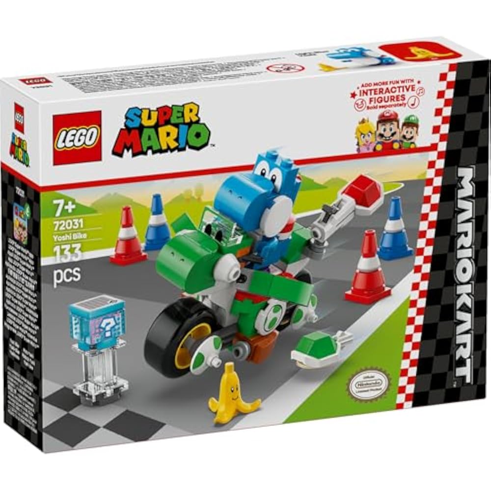 LEGO (LEGO) Super Mario Mario Kart (TM) - Yoshi Bike Mario Kart Toy Birthday Gift Blocks Boys Gir...