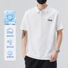 New cotton polo short-sleeved trendy brand loose lapel top trendy bottoming shirt long-sleeved polo shirt men's short-sleeved