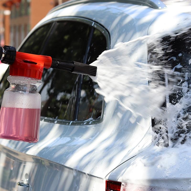 Schaumkanone, Einstellbare Schneeschaumlanze Transparenter Körper, Professioneller Auto-Schaumblaster Niederdruck-Schaumlanze