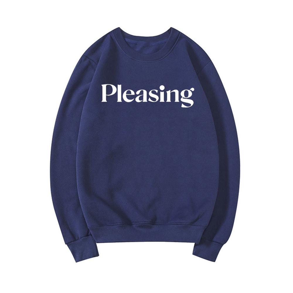 

Pleasing Crewneck Толстовка HS Pleasing Толстовка Pleasing Hoodie Женские толстовки с длинным рукавом Пуловеры Топы XXXL темно-синий