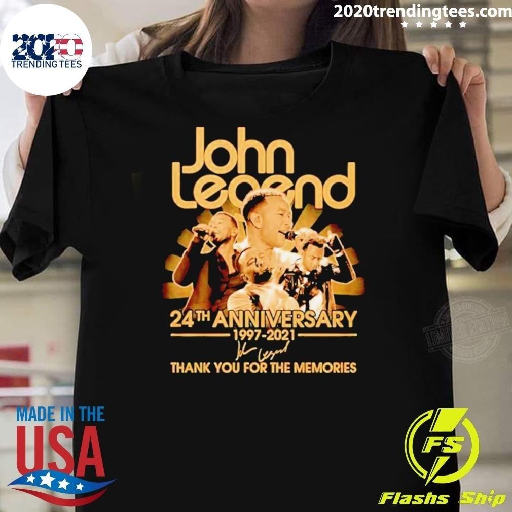 Original John Legend 24th Anniversary Thank You For The Memories CS038 XXXXL