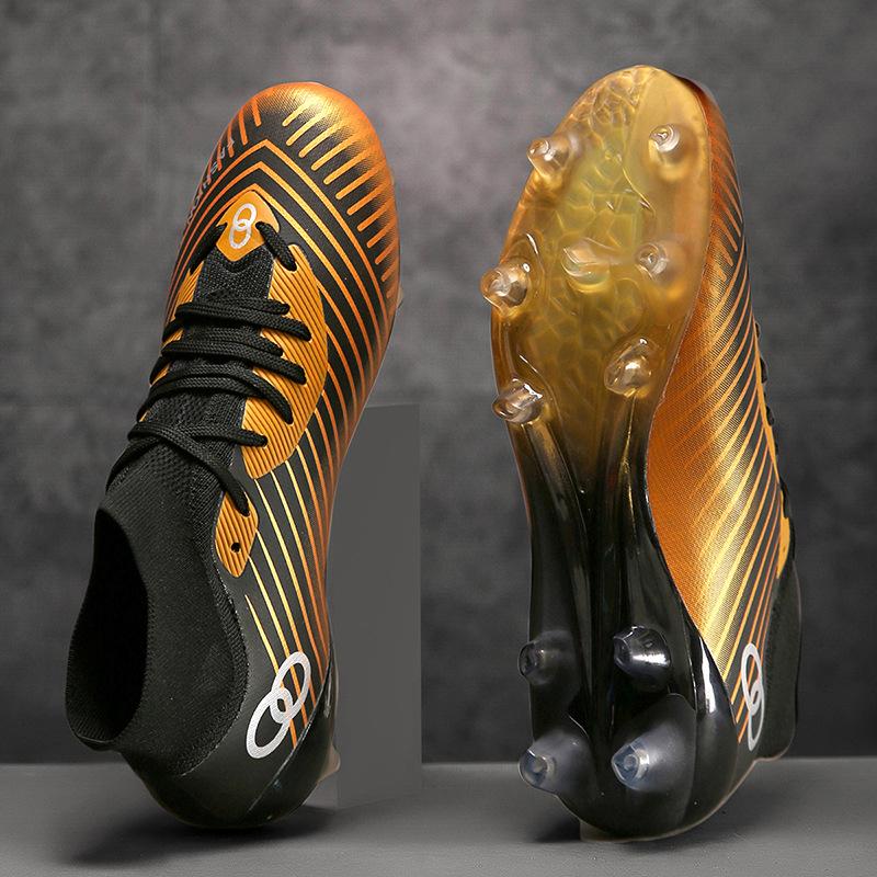 New Adult Girls Football Shoes Boys Students Long Nails AG Shredded Nails TF Children's Women's Assassin Training Shoes