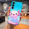 Axolotl And Ramen Phone Case For Samsung S26 S24 Ultra S25 S23 Fe S22 S20 S21 Plus A16 A54 A34 A53 Back Cover