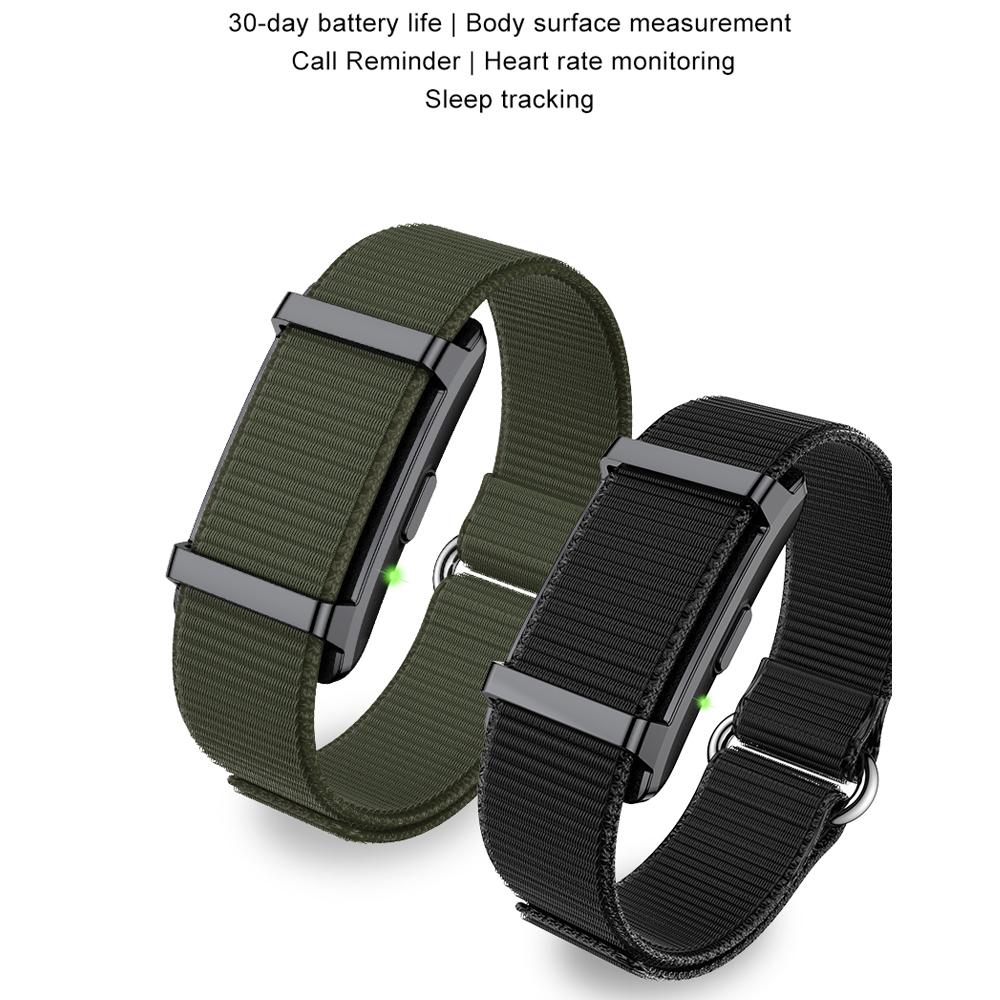 (Žádná obrazovka) YurKem Minimalistický styl Chytrý náramek Měření srdečního tepu Muži Ženy Fitness náramek Sportovní chytré hodinky Pro iOS Android