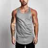 Muscleguys Gilet quotidien décontracté été épaules larges hommes Fitness respirant T-Shirt sans manches