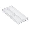 Yamazaki Tower Extendable & Sliding Cutlery Tray, White, Approx. W25 x D24.6-45 x H5.7cm, Extendable Drawer, Cutlery Storage, Model 3382