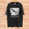 Bauhaus T Shirt Bela Lugosis Dead New Wave Goth Rock Post Punk Cocteau Twins Band Summer Mens Tops Clothes Washed Cotton Shirt