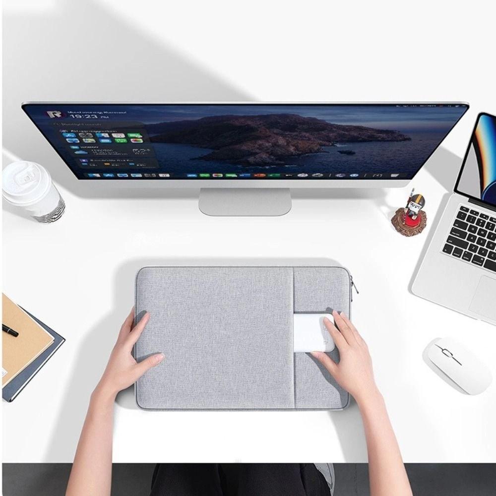 Shockproof Laptop Handbag Case 13.3/14/15 Inch Protective Pouch Laptop Sleeve Bag  Office Use