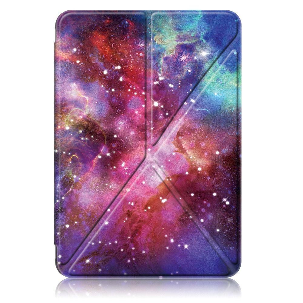 6 Zoll E-Reader Hülle Magnetischer Mehrfachfaltständer Smart Cover Leder Stoßfestes Folio Cover für Rakuten Kobo Nia N306
