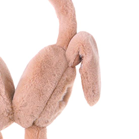 Jumping Earmuffs Fine Plush Cold-resistant Rabbit Design Winter Warm Ear Warmer for Outdoor