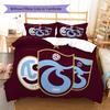Biancheria da letto con motivo Trabzonspor, Set piumone Copripiumone Federa Regalo di compleanno per la casa(1 * copripiumino + 2 * federa, senza nucleo)