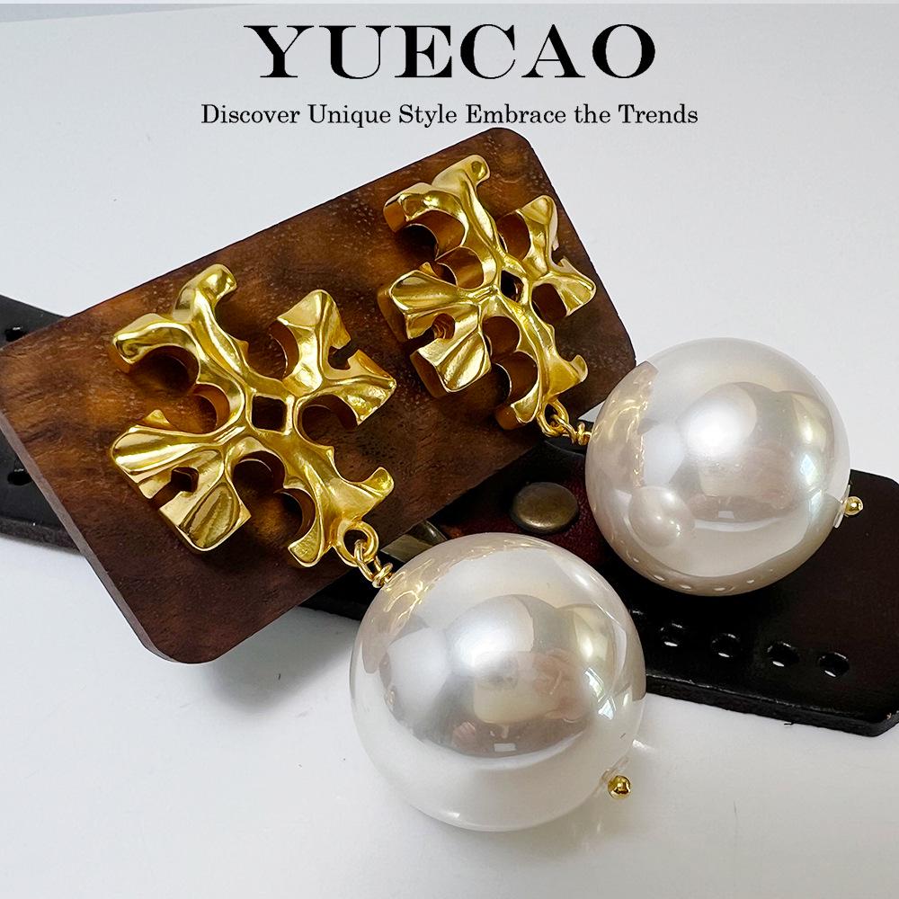 

Новые серьги-капли из жемчуга от TB - Шикарный, милый и модный дизайн для крутого, простого стиля. белый