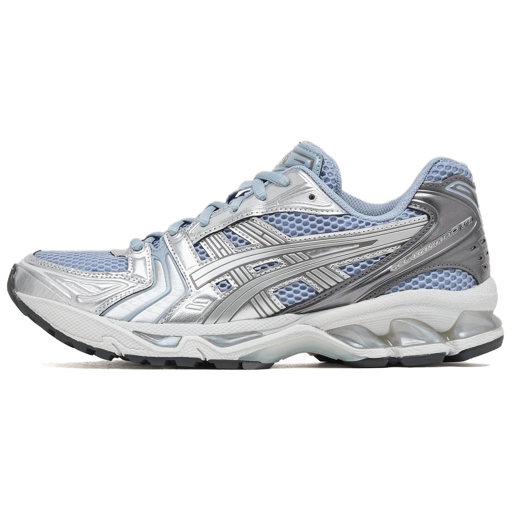 

New ASICS Gel Kayano 14 Running Shoes Unisex Silver Blue 1203A537-401 40
