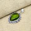 Attractive Peridot Gemstone Handmade Pendant 925 Sterling Silver Jewelry
