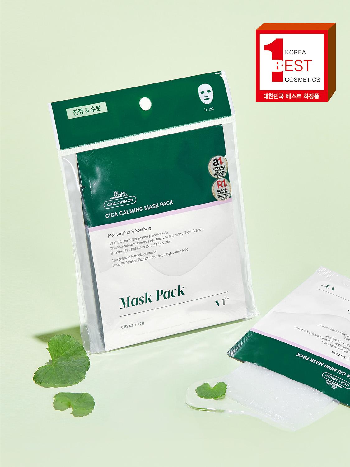 VT CICA Calming Mask Pack - 4 Sheets 1ea