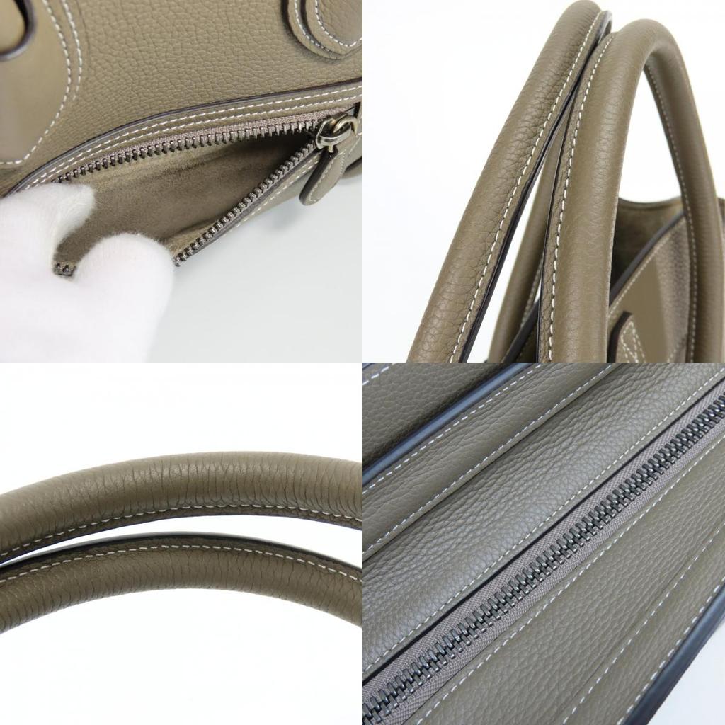 Used CELINE Tote Bag Micro luggage 189793DRU.09SO leather Gurege