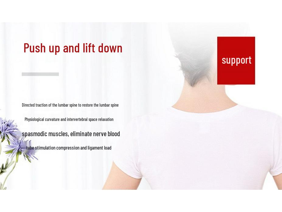 Elderly Lumbar Support Belt: Herniation Relief & Traction Device for Back Health