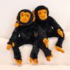 Nouvelle Décoration Accompagne 1 Pièce 50cm Peluches Orang-outan Noirs Douces Peluches Dessin Animé Singe Poupée Oreiller Câlin Pour Cadeaux d'Anniversaire