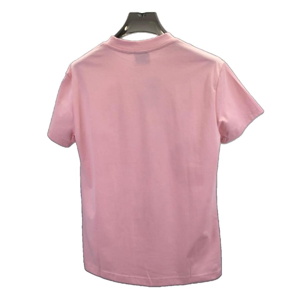 Maglia da Badminton Unisex a Manica Corta con Girocollo e Stampa a Lettere, Vestibilità Larga