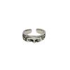 Venus Men's Exaggerated Cold-Style Half-Face Index Finger Ring - Fashionable European & American Open Ring