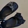 High-End Mary Jane Ballet Crocs Flower Buckle Accessories