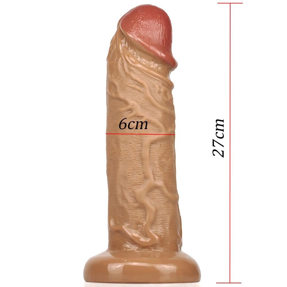 Realistic Long Dildo Anal Plug with Suction Cup Big Penis Butt Plug Long Dick Sex Toys for Women Men Phallus Anal Dilator