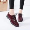 Small Leather Shoes Women's British Style 2025 Spring and Autumn New Korean Version Versatile Flat Bottom Low Heel Black Retro Student Shoes
