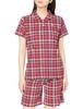Champion Cotton Jersey Wine Women's 100% Short-Sleeve Loungewear,