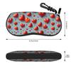 pink hearts gift for lover Glasses Case Gifts For Women Men  Box  Eyeglasses Box Charming Eyewear Container