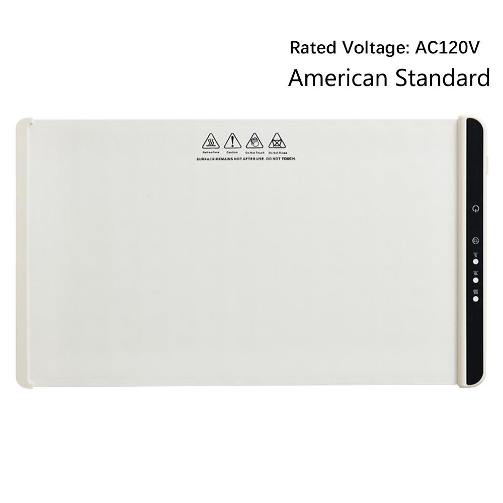 

Складний електричний лоток для підігріву їжі. Швидко нагрівається килимок для підігріву їжі. Високоякісна підігріваюча тарілка American Standard