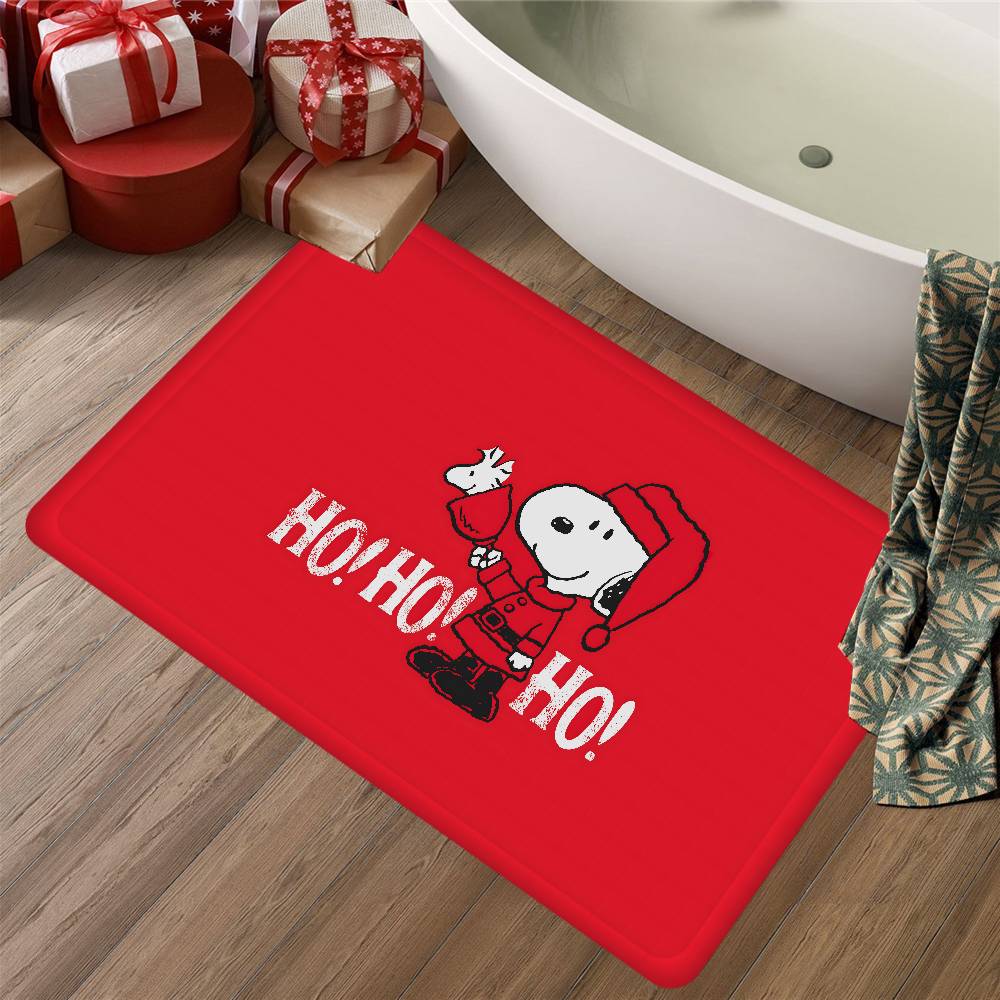 S-Snoopy Cartoon Floor Mat INS Style Soft Bedroom Floor House Laundry Room Mat Anti-skid Household Carpets