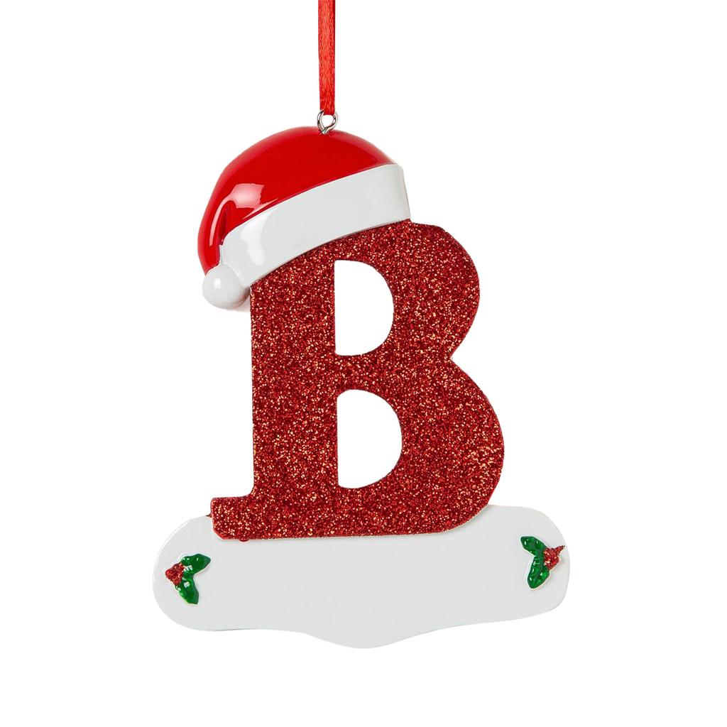 Christmas Tree Decoration Pendant Personalized Christmas 26 Letter Ornaments