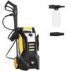 High-Pressure Washer with Aluminum Pump 135 Bar Maximum Pressure 1800W Power 540 L/h 5m Hose Adjustable Nozzle & Handles