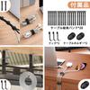 Lesimoll [Locking Type, Screwless] Cable Tray, Cable Management, Under-Desk Storage, Wire Cable Tray, Under-Table Storage Rack, Cable Tray, Cord Conce