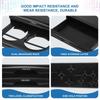 AA92-Car Auto Single Din Radio Pocket, Universal Cd Radio Pocket Drink Cup Holder Storage Box Black