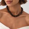 14 Colors Bohemian Colorful Acrylic Beads Choker Necklace for Women Fashion Resin Statement Necklaces Summer Beach Jewelry